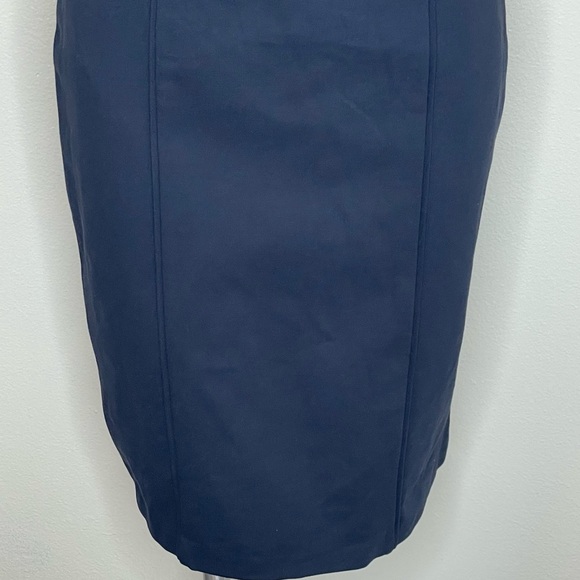 Brooks Brothers Navy Stretch Ponte Short Sleeve Sheath Dress - Picture 6 of 16